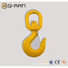 Heat Treated Safety lifting Latch Hook US Type Forged Swivel Hook